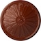 Ekena Millwork Brontes Ceiling Medallion (Fits Canopies up to 3 5/8"), Hand-Painted Firebrick, 25 1/2"OD x 5 1/2"P CM25BRFIF - alternate 1